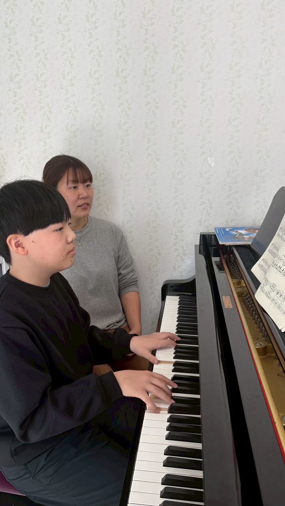 石毛愛先生のレッスン風景
